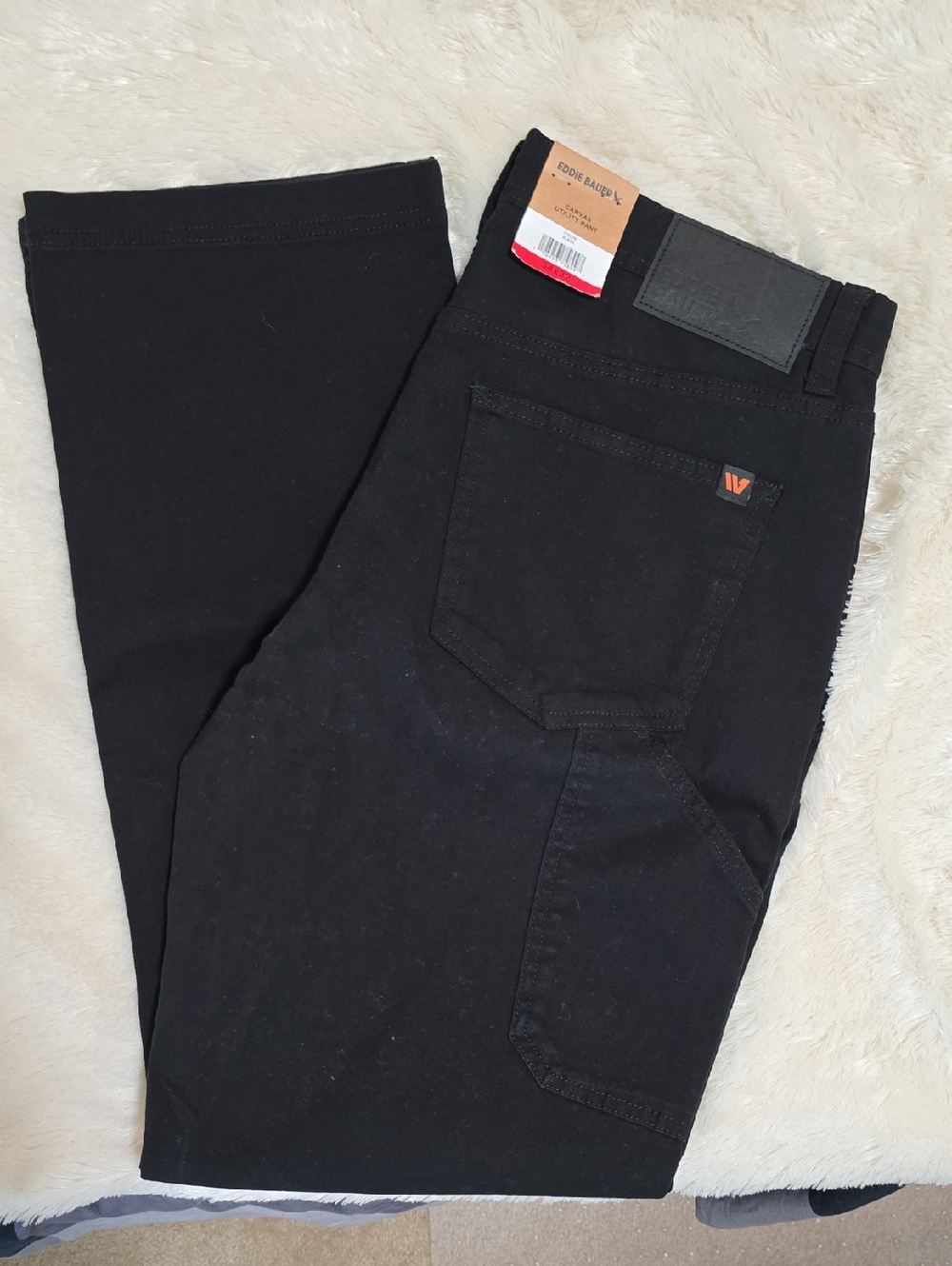 🆕️ Eddie Bauer Men's Canvas Utility Pants W34 x L32 (NWT)
